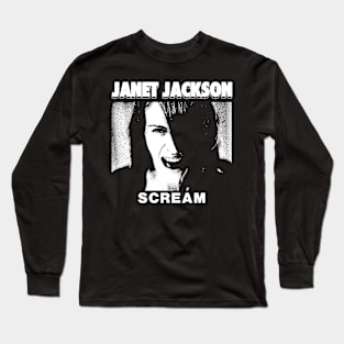 Janet Jackson Scream Long Sleeve T-Shirt